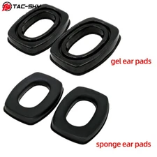 TS TAC-SKY Silicone/Sponge Earmuffs Ear Pads Compatible with Howard Headset