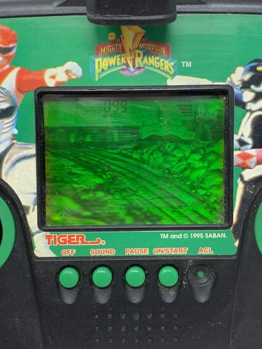 Mighty Morphin' Power Rangers VRT-X Handheld Game Tiger 1995 Saban - WORKS - Picture 10 of 12