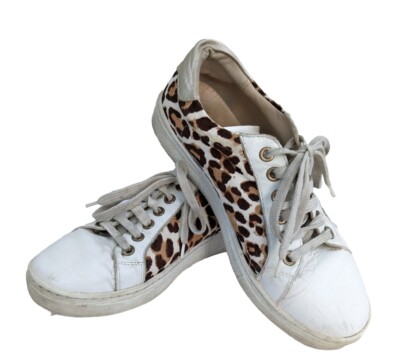 Mint Velvet Silver Leather Trainers MINT VELVET Lila Star Trainers