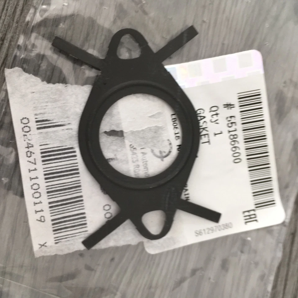 For VAUXHALL ZAFIRA ASTRA 1.9 EGR EXHAUST RECIRCULATION GASKET 55186600 - Image 4 of 4