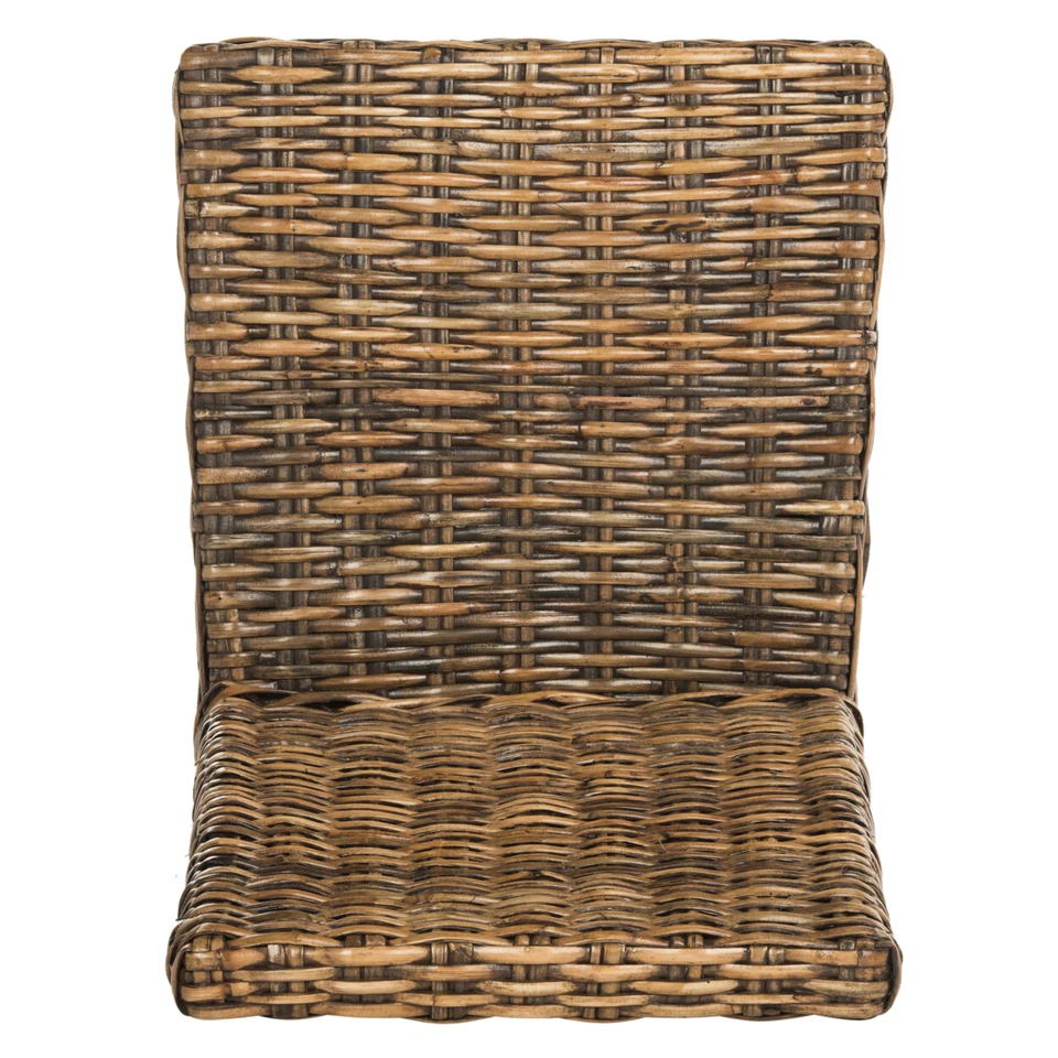 Juego de 2 sillas laterales SAFAVIEH Sanibel | Marrón | Foto 4 de 4