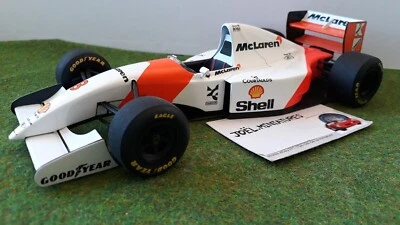 F1 McLAREN FORD MP4/8 # 8 A. SENNA o 1/18 MINICHAMPS formule 1 voiture miniature - Photo 1/4