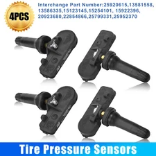 4X TPMS Tire Pressure Monitoring Sensors for Chevy GMC 20923680 13586335