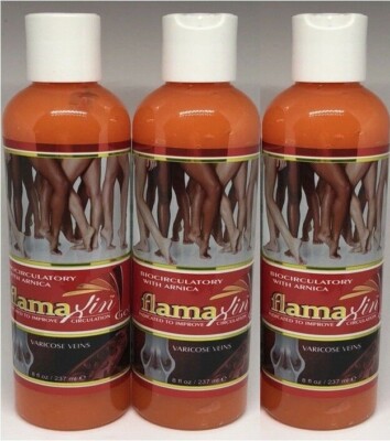 3 Flamaxin Varicose Veins Gel Bio Circulatory Anti Inflammatory Varices Cream