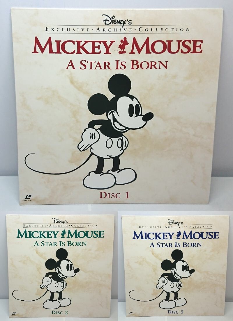ディズニー　ドナルド　A STAR IS BORN Mickey Mouse - A Star Is Born / Japan 1994 Laserdisc Box