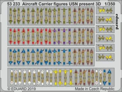 eduard 53233 1/350 USN Present Aircraft Carrier Figures (Painted)