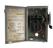 Eaton Cutler-Hammer DG221URB Safety Switch Disconnect NEMA 3R USA Series B 30A