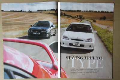 Original CSC 2022 mag article: HONDA ACCORD TYPE R CIVIC TYPE R & INTEGRA TYPE R