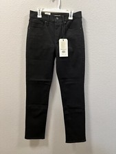 Levi  s 724 High Rise Straight Women  s Black Jeans Size 28x30