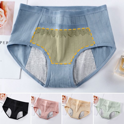 Ladies Period Breifs Menstrual Underwear Cotton Physiological Leakproof Panties