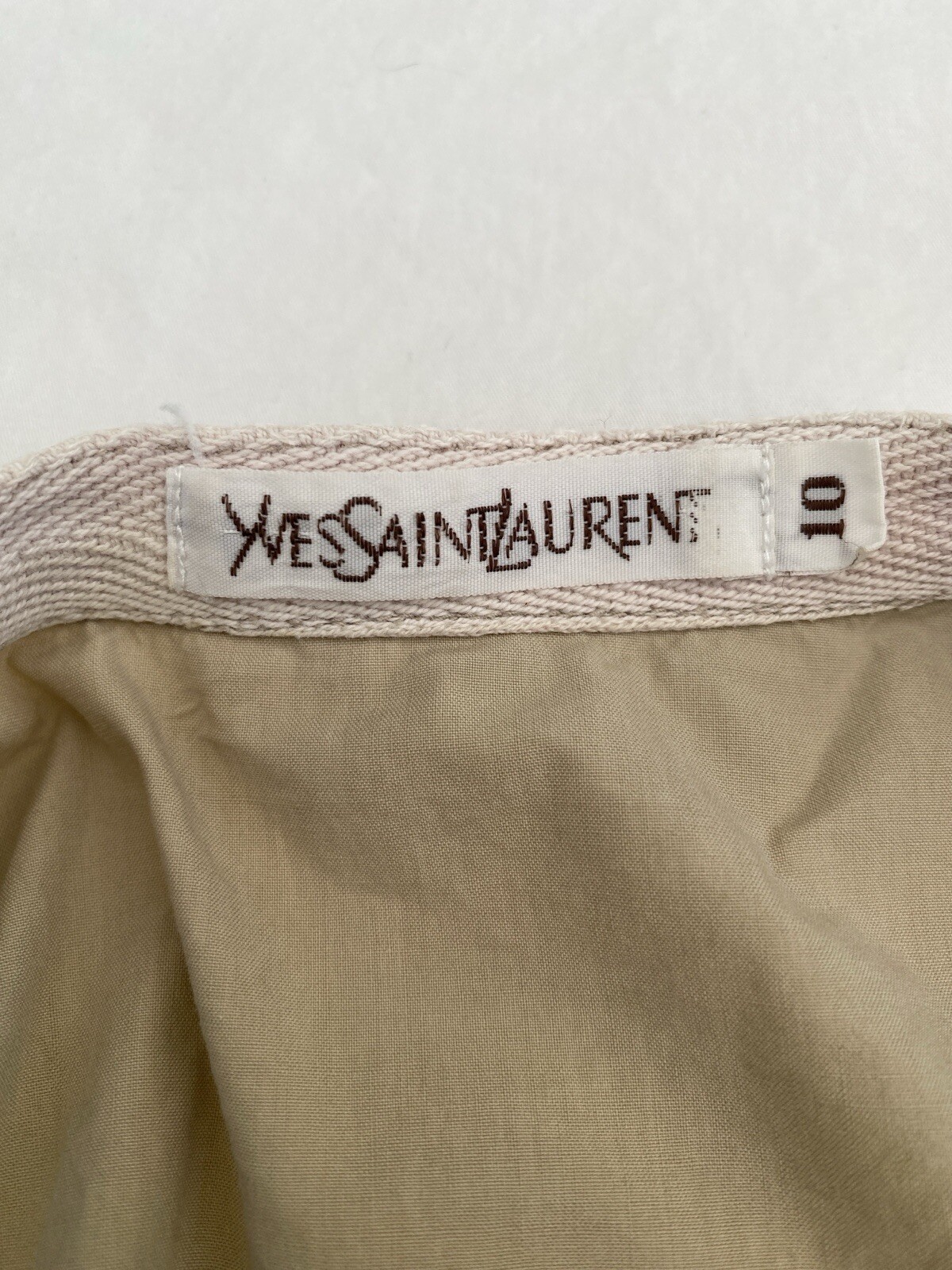 Giacca safari vintage anni 70 Yves Saint Laurent taglia 10 giacca fotografo YSL