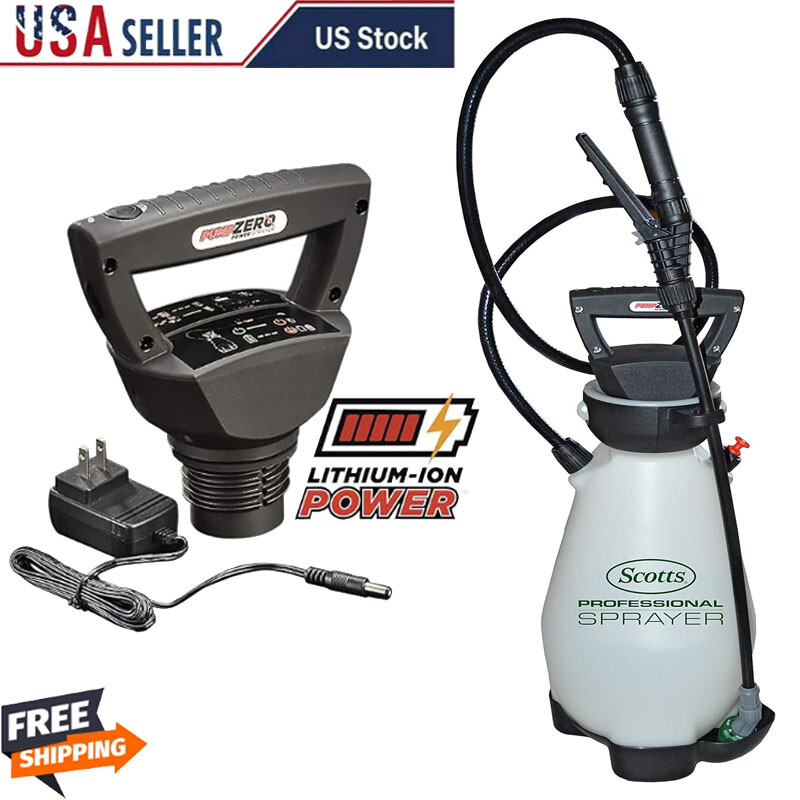 2-Gallon Garden Sprayer Pump Zero Technology Sprayer Lithium