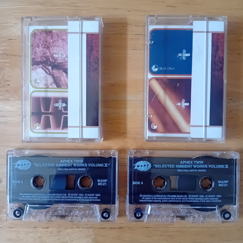 Aphex Twin - Selected Ambient Works Volume II - 2 x Cassette Tape (Warp Records) - Picture 3 of 4