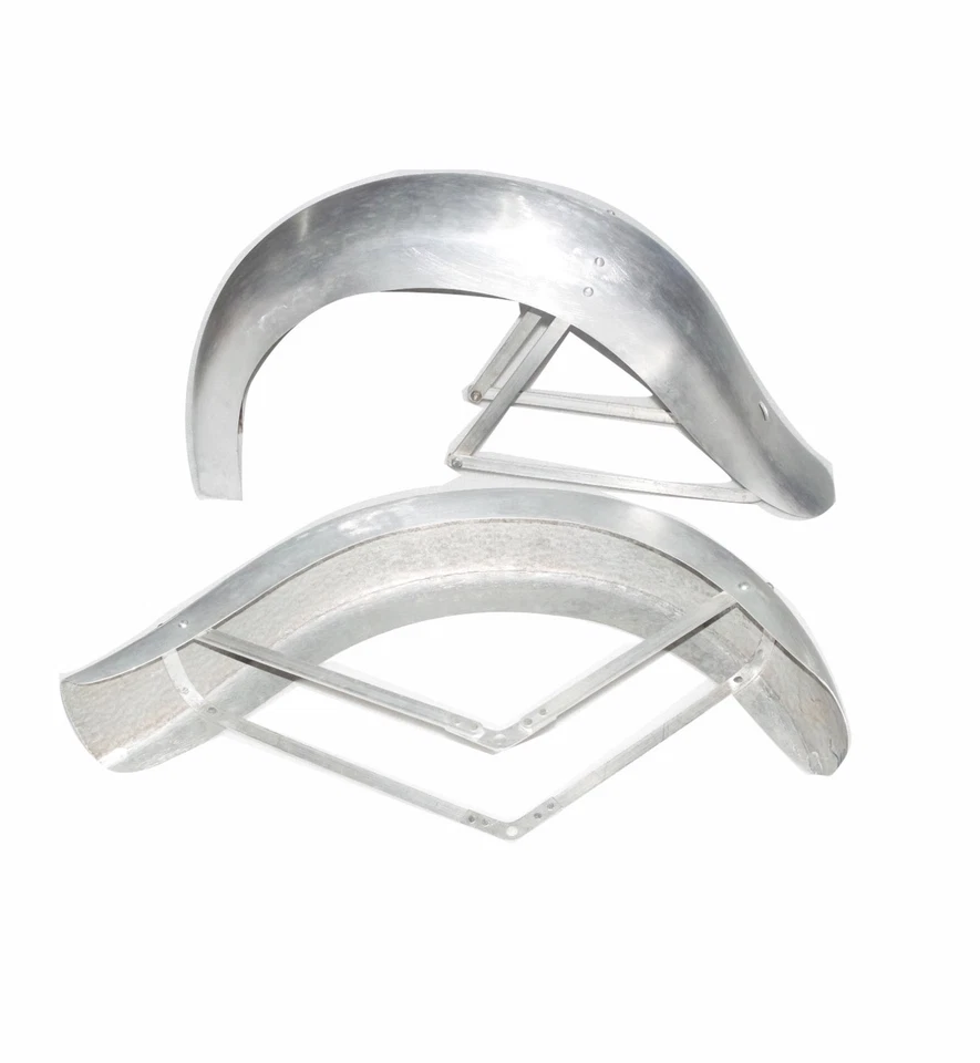 Juego de guardabarros delantero y trasero Indian Chief Sports Scout 1940 acero crudo S2u Foto 2 de 4