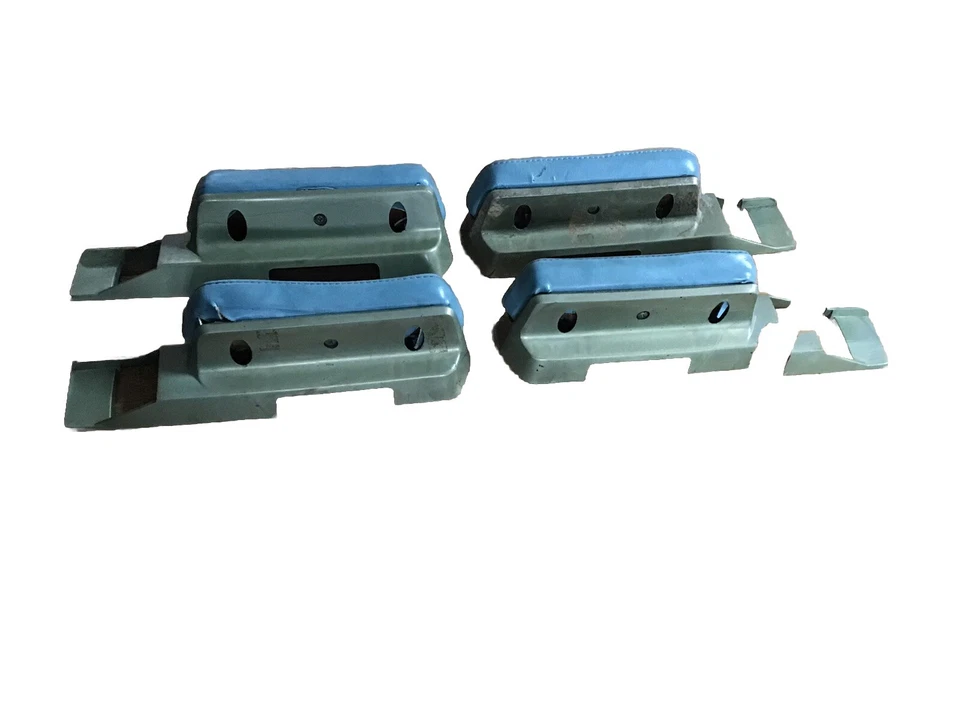 1967 Plymouth Valiant Dodge Dart Arm Rests Pads Bases Set OEM 2788044 2788045 - Image 4 of 4