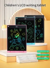 12" LCD Writing Tablet Colorful Electronic Drawing Board Education Gift for kids
