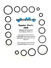 Spyder Fenix ACS Paintball Marker O-ring Oring Kit x 2 rebuilds / kits