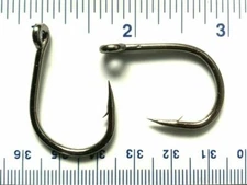 1000 GT 4X Strength L319 Black Nickel Live Bait Fish Hooks size 6/0 - bulk hooks