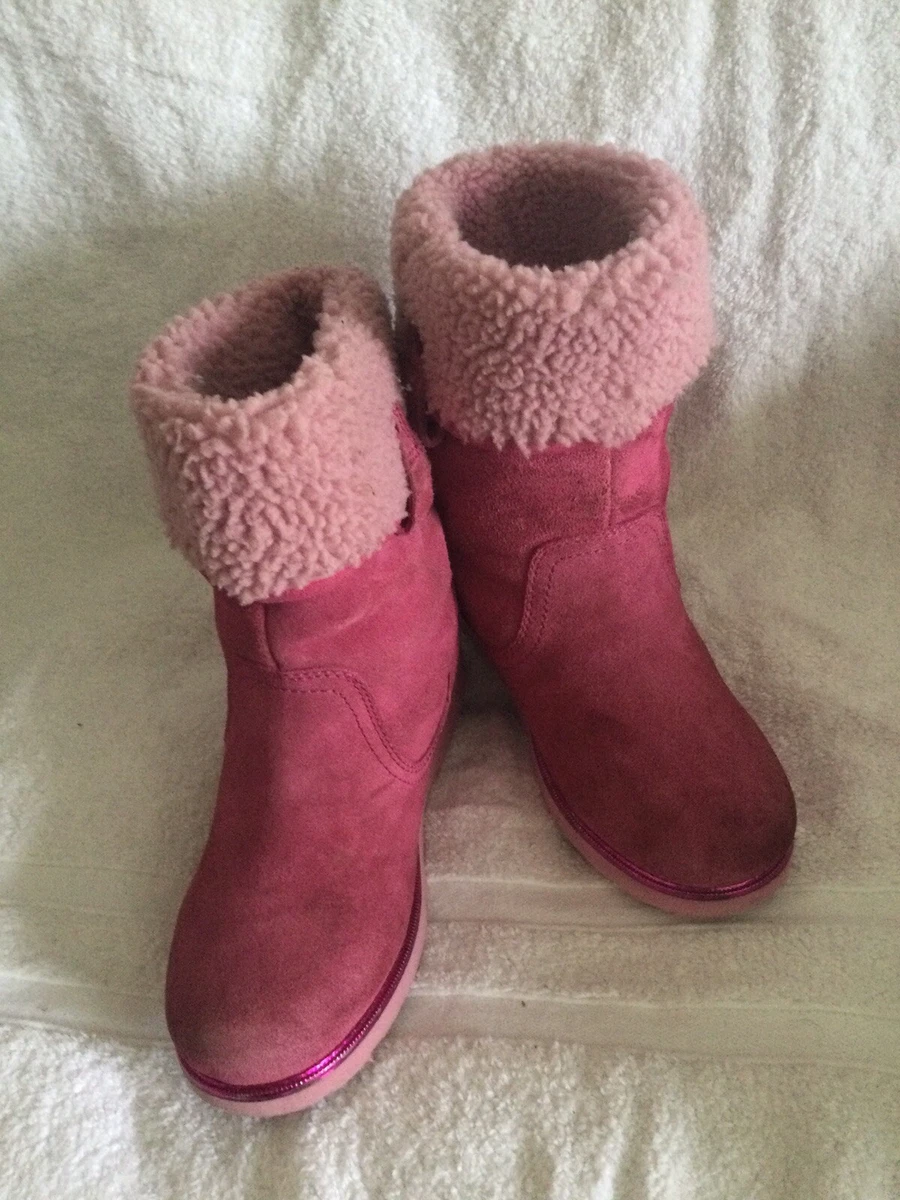 UGG Australia K Callie Pink Youth Boots Size 3 1005123K