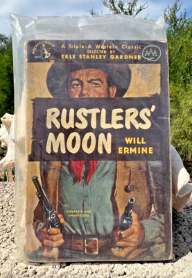 Rustlers' Moon by Will Ermine (Pocket Book,#761, 1st Prnt January 1951, Paperbac