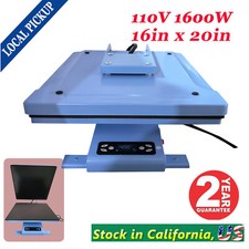 Easy Heat Press 16x20in Fully Automatic Heat Press Machine for Thin Fabrics 110V