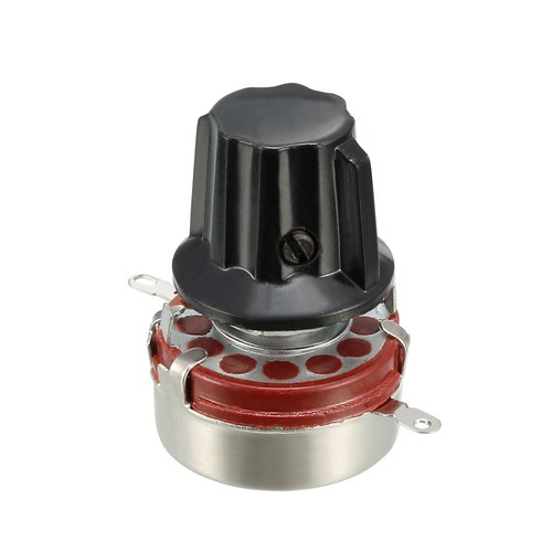 WTH118 470K Ohm Variable Resistors Rotary Carbon Film Potentiometer w Knobs - Picture 2 of 3