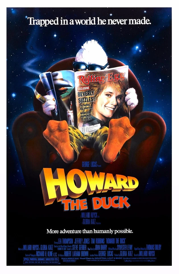 HOWARD THE DUCK Movie POSTER