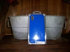 ONN IPHONE X CELL PHONE COVER BLUE PROTECTIVE CASE PHONE COVER ACCESSORY NEW