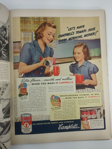 Life Magazine Shirley Temple March 30, 1942 WW2 Vintage Advertising Wartime - Picture 6 of 6