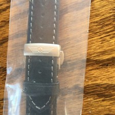 VICTORINOX SWISS  ARMY ALPNACH BLK  LEATHER BAND 24MM MACH  6 241188 SWISS MADE
