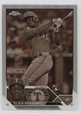 2023 Topps Chrome Update Sepia Refractor Elier Hernandez #USC135 02l5