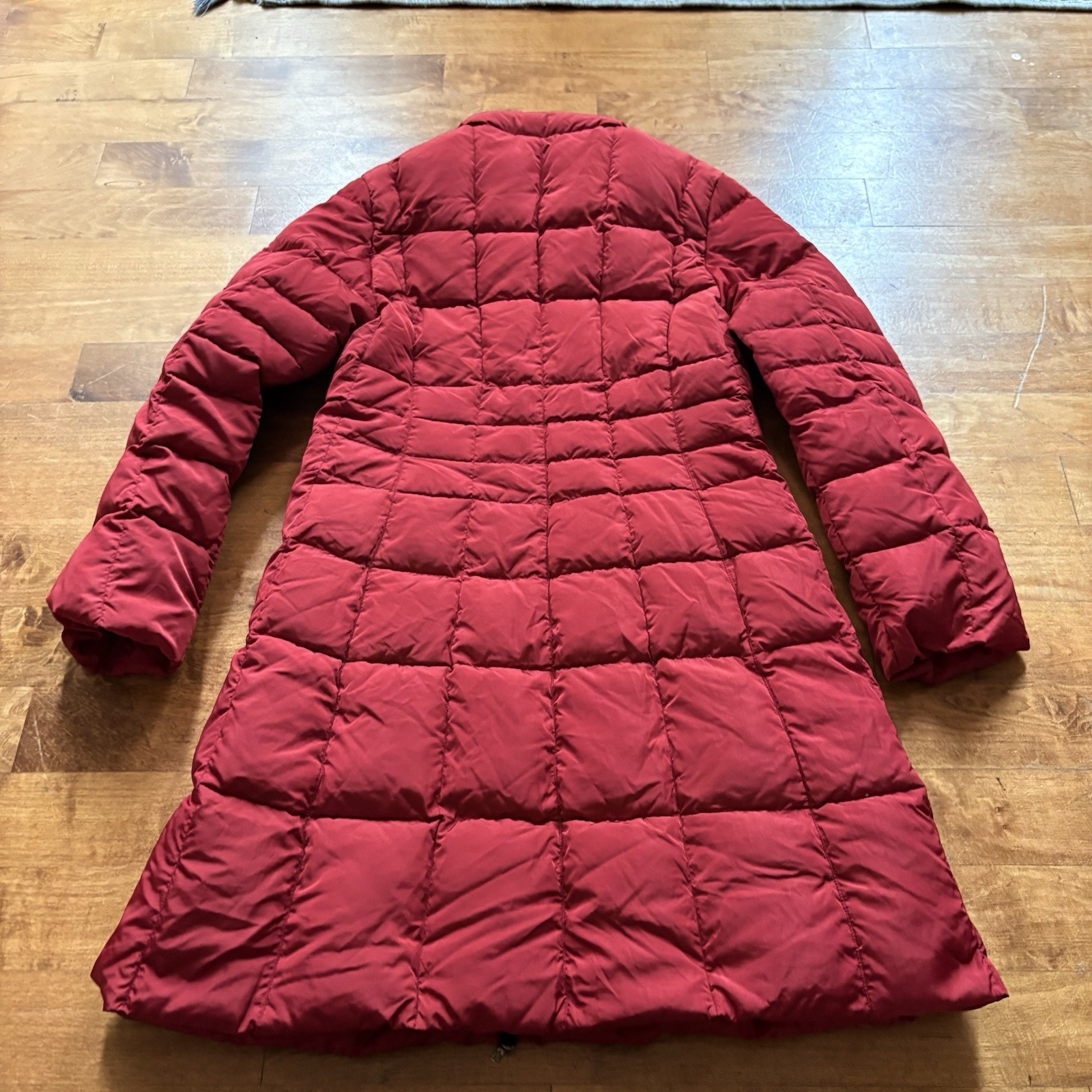 Moncler Puffer Down Long Jacket Red Authentic Siz… - image 8