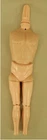Vintage 1970 Hasbro GI Joe AT Action Figure Neck Chest Calves Thighs Body C4