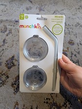 Munchkin 3 Piece Miracle Straw and Sipper Lids Miracle 360 Cup Compatible New
