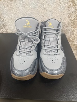 Shaq Speed Demon 11 Men's Basketball Shoes Mid Top Sneakers Athletic New Gray _#