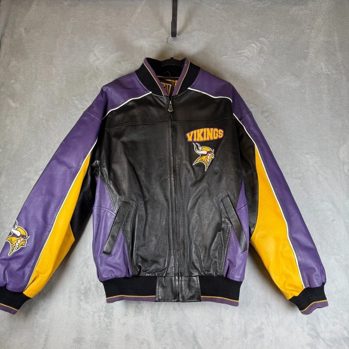 Carl Banks Leather Jacket In Men's Coats & Jackets for sale - eBay