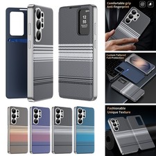 For Samsung Galaxy S26 S25 S24 Flip Wallet Case Card Slot Shockproof View Window