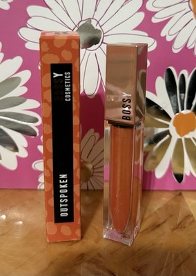 Bossy Cosmetics Outspoken Unique Shade Plumping Hydrating Shimmer Lipgloss NIB