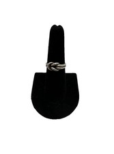 Vintage Sterling Silver 925 Infinity Knot Band Ring Size 5.75