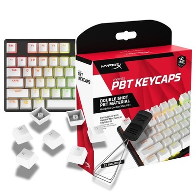 PBT Keycaps   Full Key Set, Double Shot PBT Material, English (US) Layout, 10...