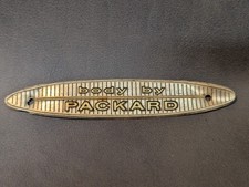 Original Vintqge Body By Packard Aluminum Trim Plate Emblem