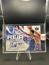 2022-23 Panini Court Kings - Heir Apparent Chet Holmgren #HA-CHT Violet /49 (AU,