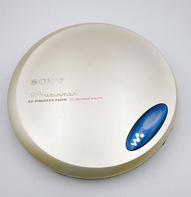 SONY WALKMAN D-EJ775 Silver Portable CD Player G-Protection JP