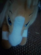 B-A-B, Build A Bear Plush stuffed Soft toy. H 15", W 15", L 7". Fluffy