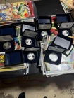 Proof Silver American Eagles 2001 W 2002 W 2008 W 2012 W 2020 W & S /OGP 6 Coins