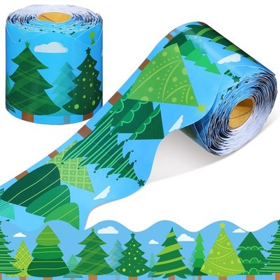 69 Ft Camping Bulletin Board Borders Tree Woodland Classroom Chalkboard Decor