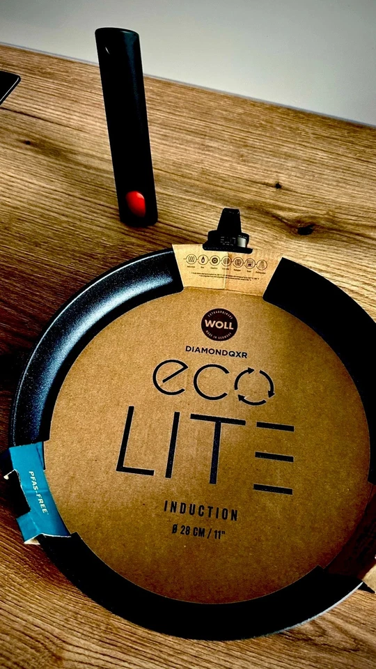 Flachpfanne WOLL DIAMOND QXR Eco Lite   28cm, Stiel - Abnehmbar - Bild 2 von 4