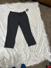 NWT Liz Claiborne Audra Classic Straight Leg Women Dress Pants Sz 12p Short