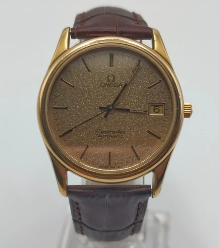 Vintage OMEGA Seamaster Automatic 166.0281 Cal. 1110 Gold Plated Date for men