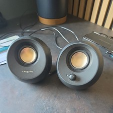 CREATIVE Pebble V3 Minimalistic 2.0 Desktop Speakers with USB Audio